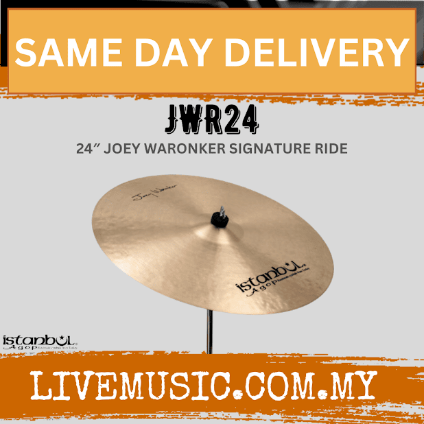 Istanbul Agop Cymbals JWR24 24" Joey Waronker Signature Ride Cymbal ( JWR 24 / JWR-24 )