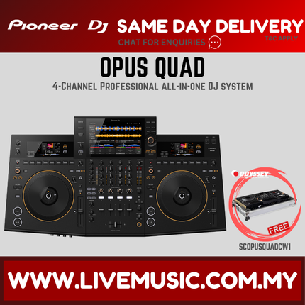 Pioneer DJ OPUS-QUAD Professional all-in-one DJ system With Monitor Speaker And Case ( OPUS QUAD / OPUSQUAD )