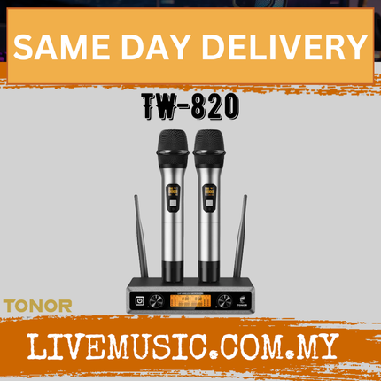 Tonor TW-820 Dual Wireless Microphone ( TW 820 / TW820 )