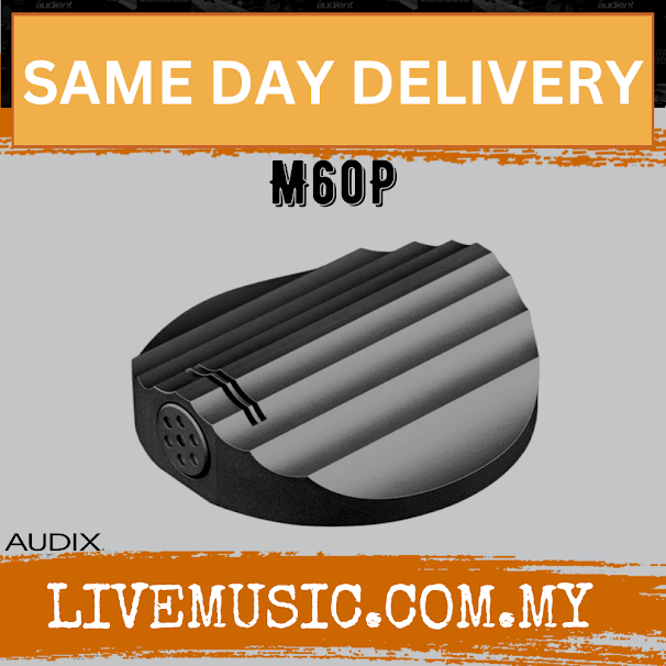 Audix M60P Low-Profile Boundary Microphone - Black (M60-P/M60 P)