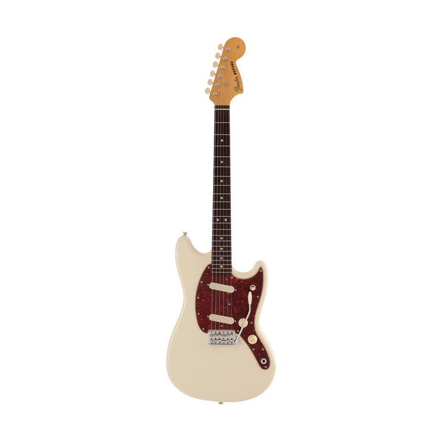 Fender Japan CHAR Signature Mustang Electric Guitar, Rosewood Fretboard with Gig Bag - Arctic White