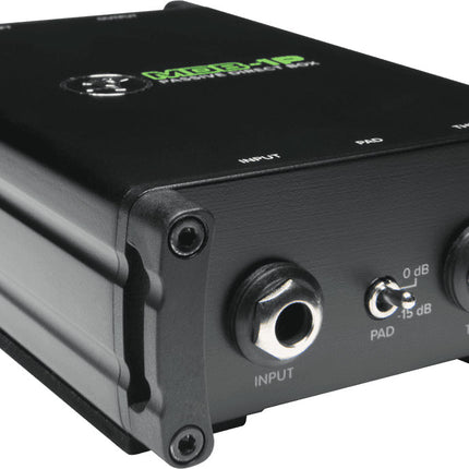 Mackie MDB-1P 1 Channel Passive Direct Box DI Box (MDB 1P/MDB1P)