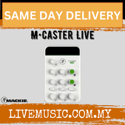 Mackie M-Caster Live Portable Live Streaming Mixer - White ( M Caster Live / M CasterLive )