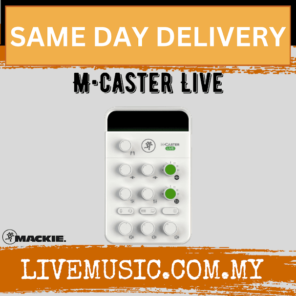Mackie M-Caster Live Portable Live Streaming Mixer - White ( M Caster Live / M CasterLive )