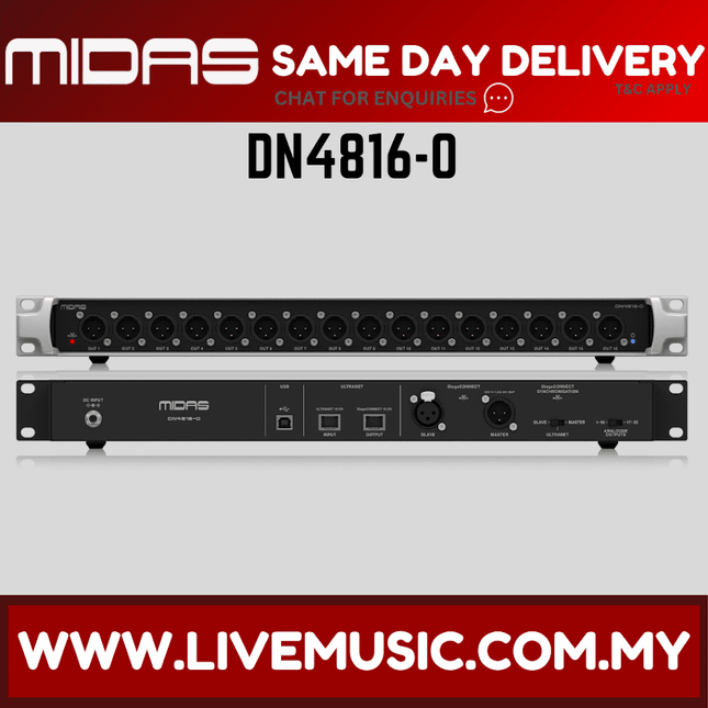 Midas DN4816-O Stage Connect Interface ( DN4816 O / DN4816O )