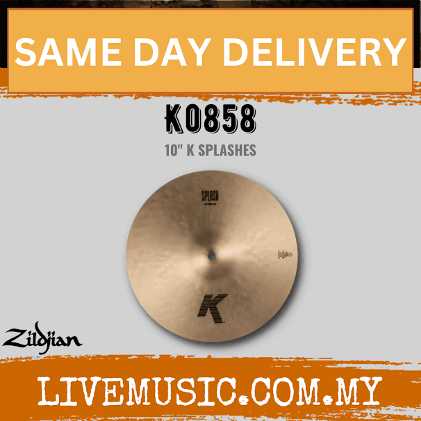 Zildjian 10" K Series Dark Splash Cymbal (K0858)