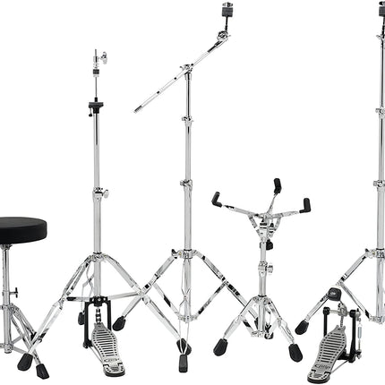 PDP Center Stage 5-piece Complete Drum Set with Hardware, Stool and Cymbal - Silver Sparkle ( PDCE2015KT )