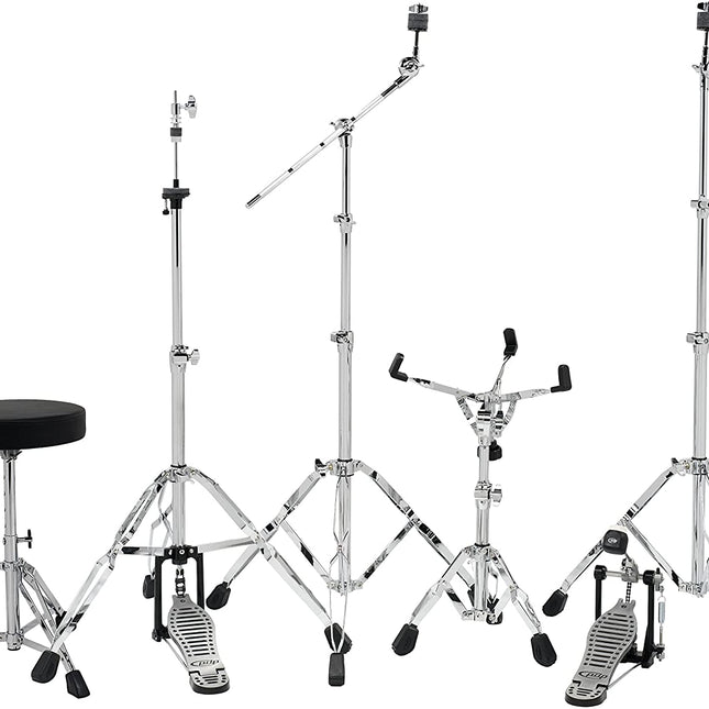 PDP Center Stage 5-piece Complete Drum Set with Hardware, Stool and Cymbal - Silver Sparkle ( PDCE2015KT )