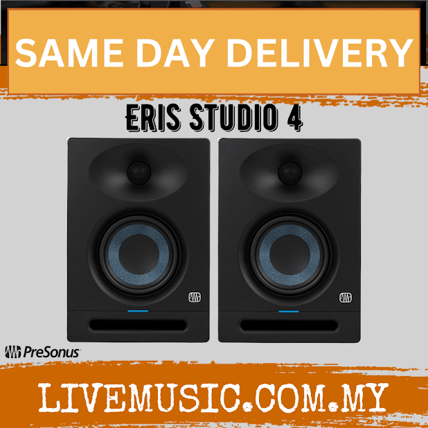 PreSonus Eris Studio 4 Studio Monitor Speaker, Pair