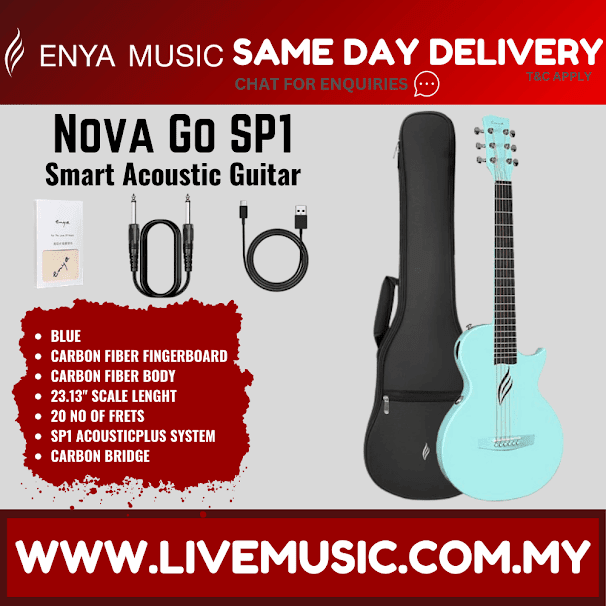 Enya Nova Go Guitar SP1 Carbon Fiber Acoustic-Electric Guitar - ( NOVAGO-SP1 / NOVAGO SP1 / NOVAGOSP1 )
