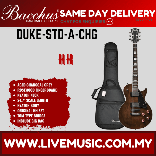 Bacchus DUKE-STD A Global Series Les Paul Body Electric Guitar, Without Accessories ( DUKE STD A / DUKESTDA )