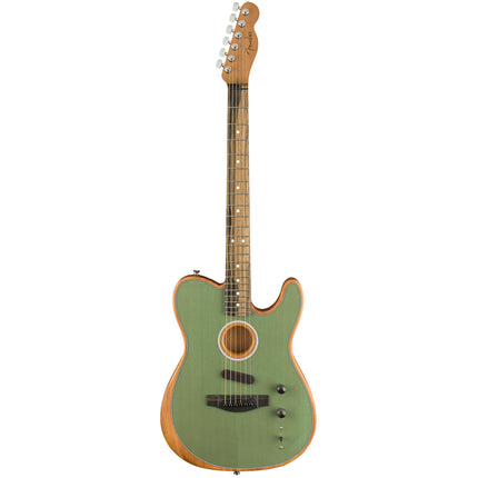 Fender American Acoustasonic Telecaster Guitar Ebony Fretboard with Bag - Seafoam Green