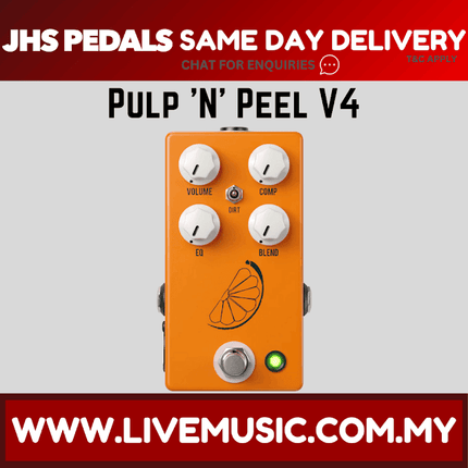 JHS Pulp 'N' Peel V4 Compressor Guitar Effects Pedal