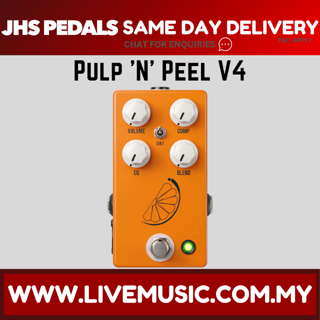 JHS Pulp 'N' Peel V4 Compressor Guitar Effects Pedal