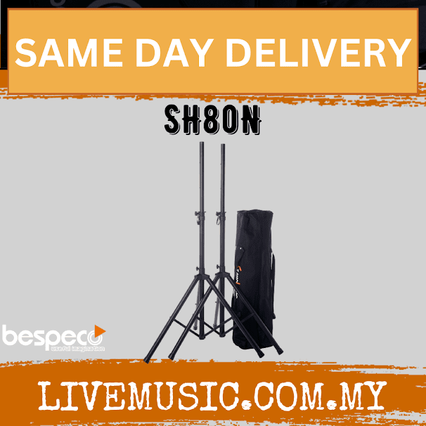 Bespeco SH80N Speaker Stand with Bag - ( SH 80 N / SH-80-N )