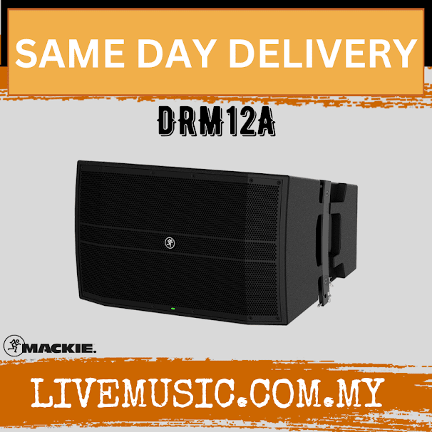 Mackie DRM12A 2000W 12" Active Power Array Speaker Loudspeaker (DRM 12A/DRM-12A)