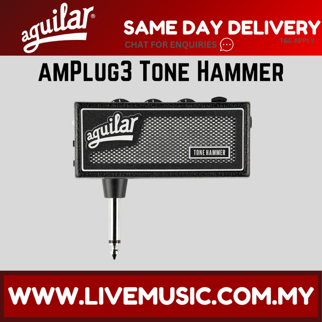Aguilar amPlug 3 Tone Hammer Bass Guitar Headphone Amplifier