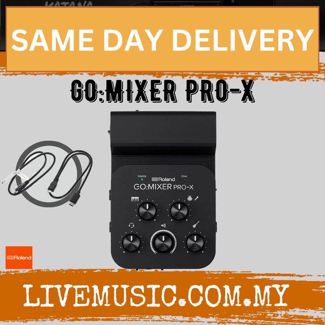 Roland GO:MIXER PRO-X Audio Mixer for Smartphones (GO MIXER PRO X / GOMIXER PROX)