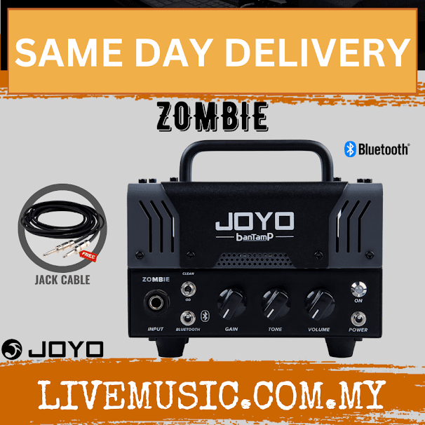 Joyo ZOMBIE 20 Watt Amplifier Head BanTamP Series Speaker Amp Hybrid Tube With Bluetooth
