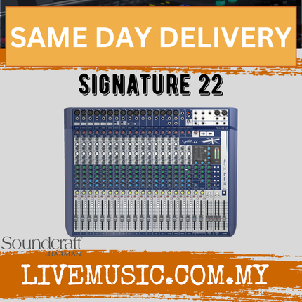 Soundcraft Signature 22 Mixer with Effects ( Signature22 / Signature-22 )