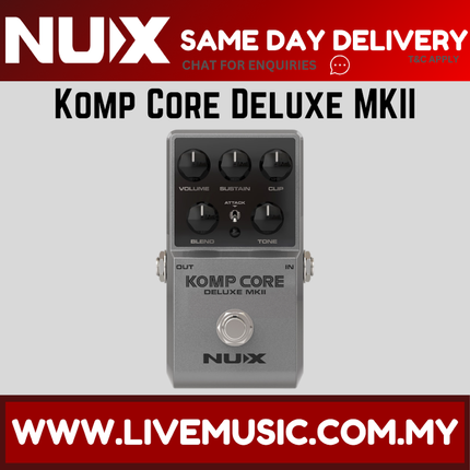 NUX NCC-2 Komp Core Deluxe MKII Compressor Pedal ( NCC 2 NCC2 )