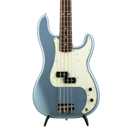 Fender FSR Collection Traditional 60s Precision Bass Guitar, RW FB, Ice Blue Metallic