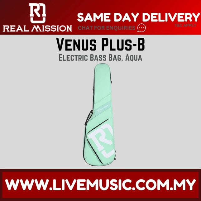 Real Mission Venus Plus-B Electric Bass Guitar Bag ( VENUSPLUSB VENUS-PLUS VENUS+ )