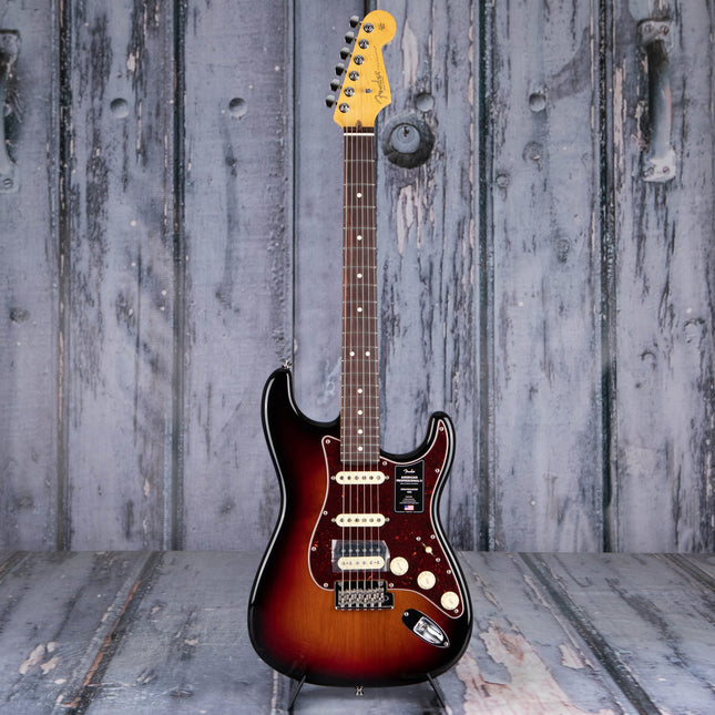 Fender American Professional II HSS Stratocaster Electric Guitar, Rosewood Fretboard - 3-Tone Sunburst
