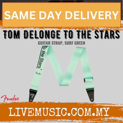 Fender Tom DeLonge To The Stars Guitar Strap, Surf Green