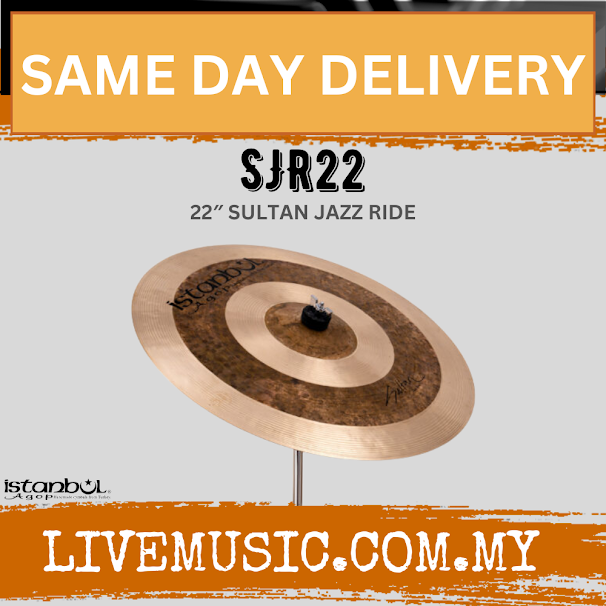 Istanbul Agop SJR22 22" Sultan Jazz Ride Cymbal (SJR 22/SJR-22)
