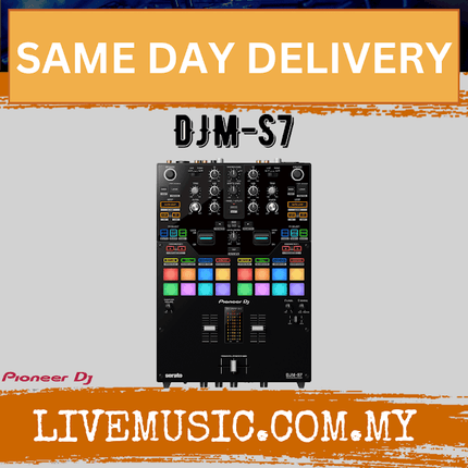 Pioneer DJ DJM-S7 2-channel Mixer for Serato DJ (DJMS7 / DJM S7)