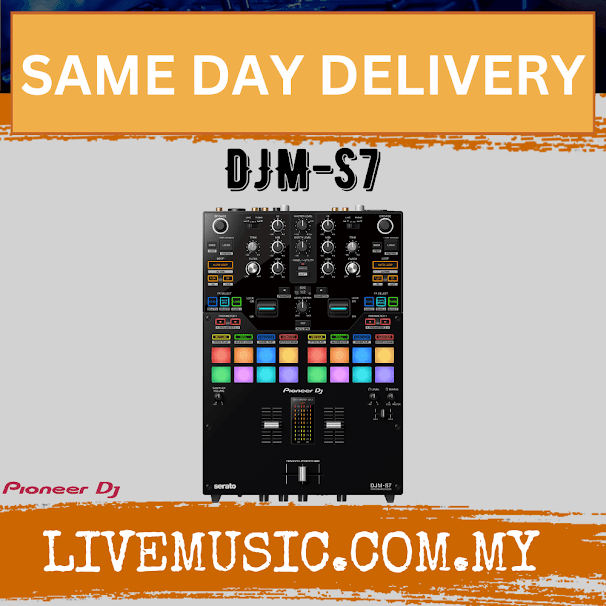 Pioneer DJ DJM-S7 2-channel Mixer for Serato DJ (DJMS7 / DJM S7)