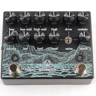 Walrus Audio Badwater Bass Preamp D.I. Guitar Effects Pedal