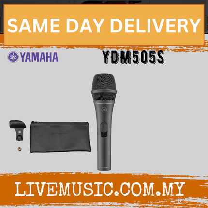 Yamaha YDM505S Dynamic Cardioid Microphone With Switch ( YDM 505S YDM-505S )