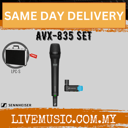Sennheiser AVX-835 SET Digital Camera-Mount Wireless Cardioid Handheld Microphone System (AVX835/AVX 835)