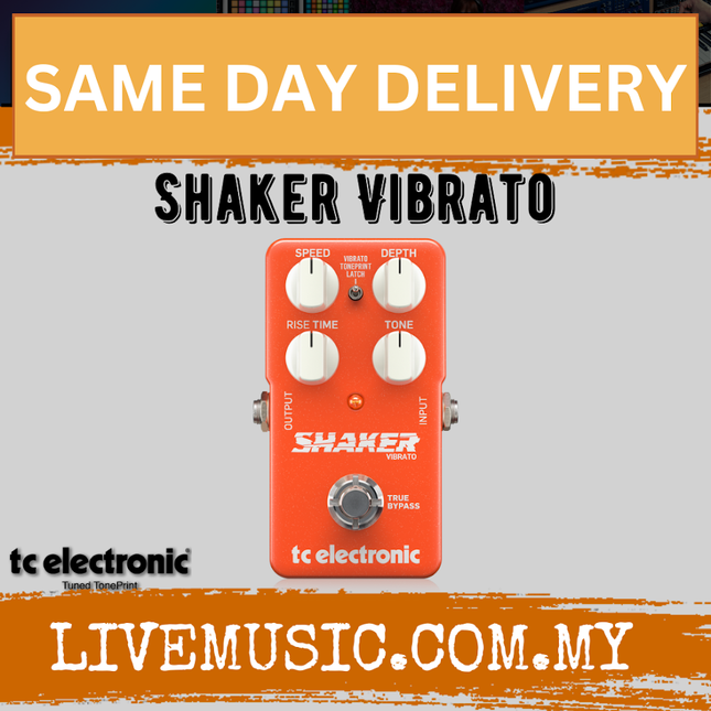 TC Electronic Shaker Vibrato Guitar Effects Pedal