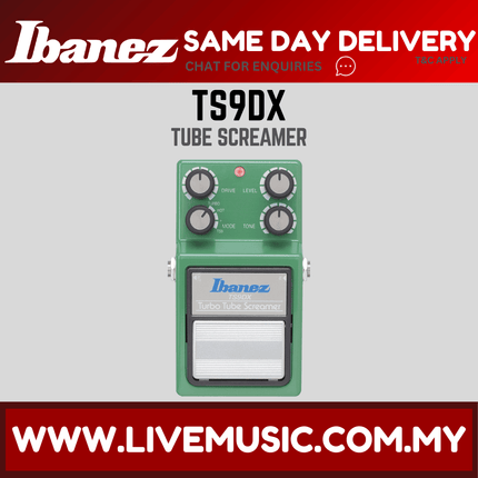 Ibanez TS9DX Turbo Tube Screamer Guitar Effect Pedal ( TS9-DX / TS9 DX  )