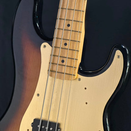DISPLAY - Fender Japan Heritage 50s Precision Bass Guitar, Maple Fretboard - 2-Tone Sunburst