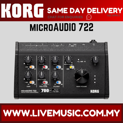 Korg microAUDIO 722 Professional High-Definition Compact Desktop Audio System