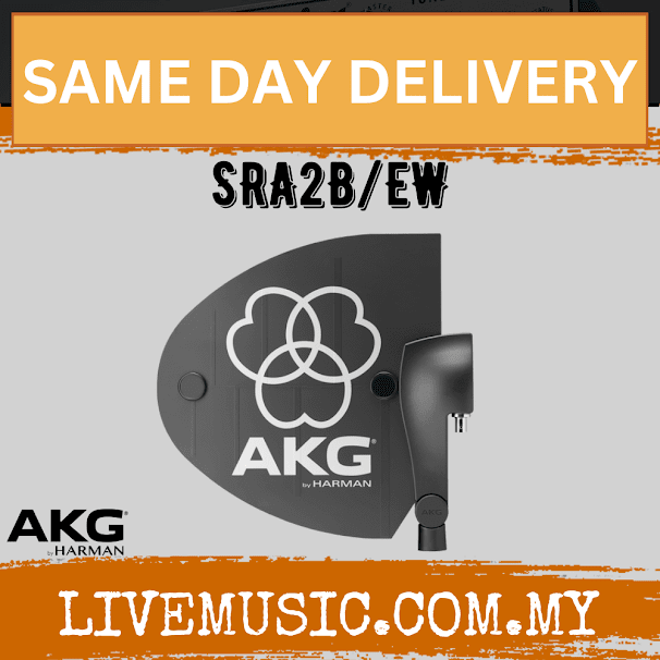 AKG SRA2B/EW Active Directional Wide-Band UHF Antenna For Mic (SRA2-B/EW SRA2 B/EW)