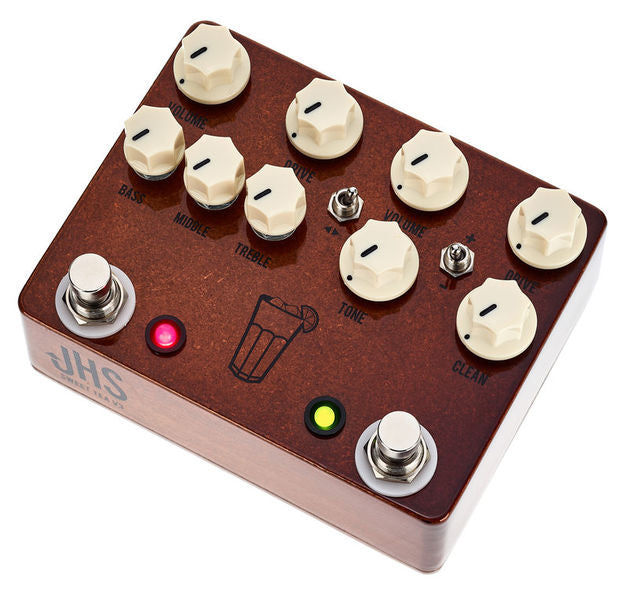 JHS Sweet Tea V3 2-in-1 Overdrive Guitar Effects Pedal