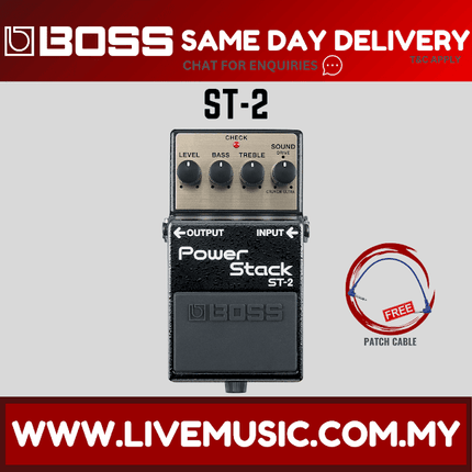 Boss ST-2 Power Stack Guitar Effect Pedal (ST2)