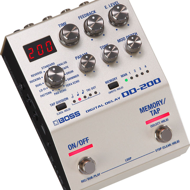 Boss DD-200 Digital Delay Pedal (DD200 DD 200)