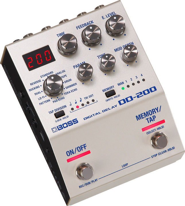 Boss DD-200 Digital Delay Pedal (DD200 DD 200)