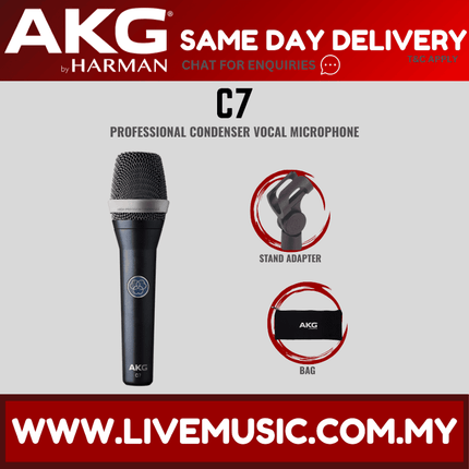 AKG C7 Supercardioid Condenser Handheld Vocal Microphone ( C 7 / C-7 )
