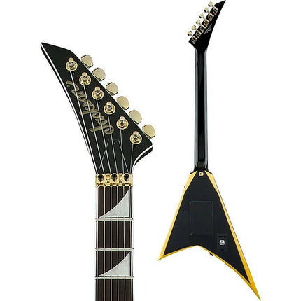 Jackson X Series Rhoads RRX24 Electric Guitar - Black with Neon Yellow Bevels (RR X24/RRX 24)