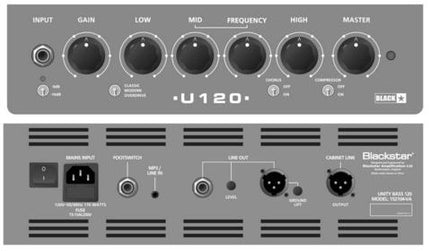 BLACKSTAR UNITY BASS 120 1x12" 120-watt Bass Guitar Combo Amp ( UNITY120 / Unity 120 )