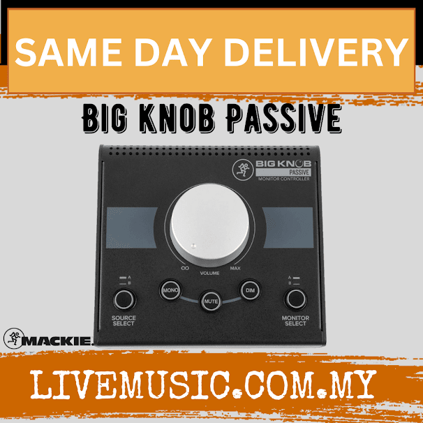 Mackie Big Knob Passive - 2x2 Studio Monitor Controller