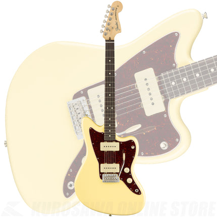 Fender American Performer Jazzmaster Electric Guitar, Rosewood Fretboard with Bag - Vintage White
