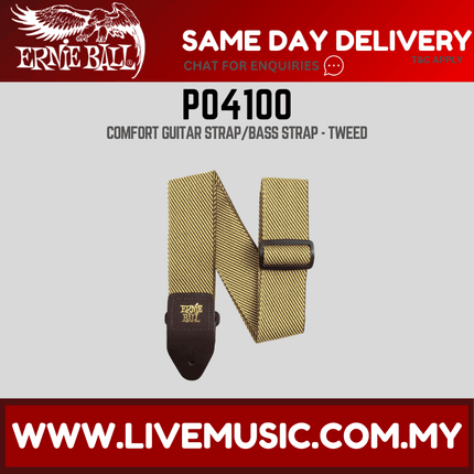 Ernie Ball 4100 Tweed Guitar Strap